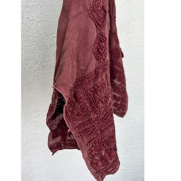 NWT Anthropology by Kyla Seo Blouse Pink Oversized - Picture 7 of 15